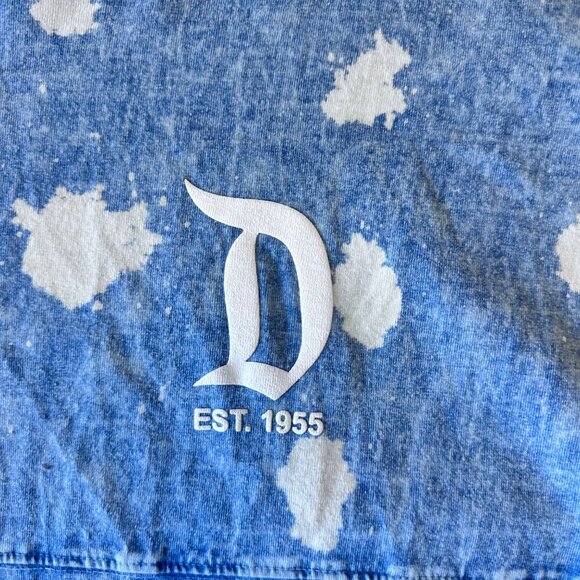 Disneyland Resort Spirit Jersey Blue Acid Wash Polka Dot Size Large Adult - Picture 5 of 12